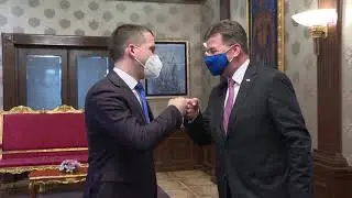 Predsjednik Skup&scaron;tine Aleksa Bečić razgovarao sa Miroslavom Lajčakom