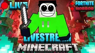 Minecraft LIVESTREAM!! + sp&auml;ter FORTNITE!! (und Halloween Vorbereitungen)