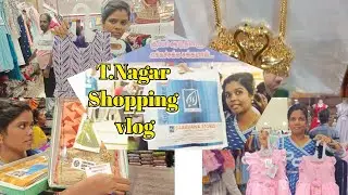 🏷️T.NAGAR SHOPPING VLOG..🛍️👫 #chennai#shopping#minivlog#chennaishopping#tnagarstreetshopping#tnagar 