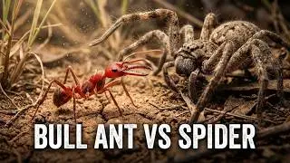 Bull Ant vs. Huntsman Spider: A Brutal Battle to the Death in the Australian Bush