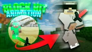 como HACER el BLOCK HIT en MINECRAFT BEDROCK 1.21.X | ANIMATION JAVA