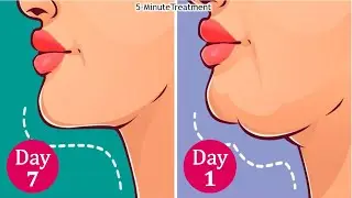 4 Super Easy Face Exercises For Double Chin Removal And Wrinkles | Updated | 5-Minute Treatment