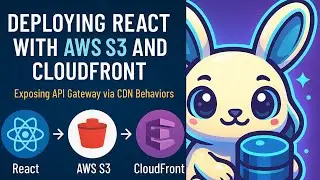 Deploying React with AWS S3 and CloudFront Exposing API Gateway via CDN Behaviors