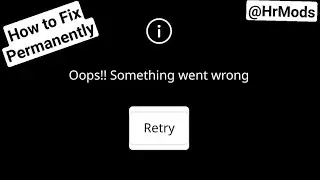 How To Fix oops Something Went Wrong Retry Error in Zee5 @HrMods
