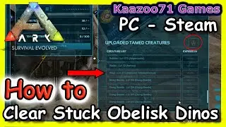 Как очистить Обелиск от застрявших предметов и динозавров 💥На ПК