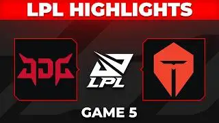 JDG vs TES Highlights Game 5 | LPL 2026 Playoffs | JD Gaming vs Top Esports