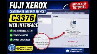 How to Log In and Monitor Printer Status Using the Web Interface