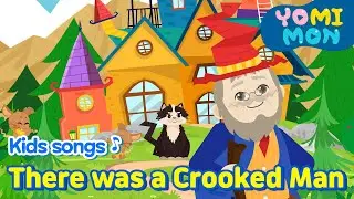 🧙🏼&zwj;♂️ There was a Crooked Man 🐈&zwj;⬛ | YOMIMON Songs for Children🎈