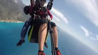 getting motion sick from paragliding acrobatics (Babadağ, Fethiye, Turkey)