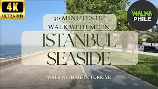 Relaxing Morning Walk at Maltepe Beach 🌞 | Peaceful Seaside Stroll in Istanbul | 30 Minutes of Calm
