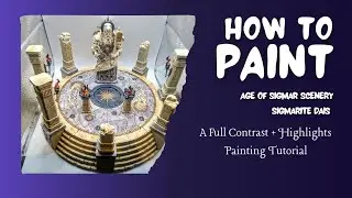Как рисовать декорации для Age of Sigmar (Сигмаритская аллея) — Урок по контрастной живописи.