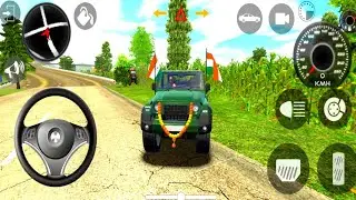 Modified Thar Driving on Indian Roads 🔥 | Indian Car Simulator Game