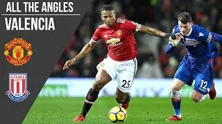 Antonio Valencia v Stoke City Goal | All the Angles | Manchester United