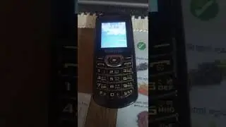 Samsung SGH-B550 Low battery warning and Battery Empty.