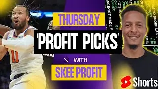 TONIGHT&rsquo;S NBA GAMES = FREE MONEY? 💸 | Thursday NBA Predictions & Best Bets | Profit Picks 📱