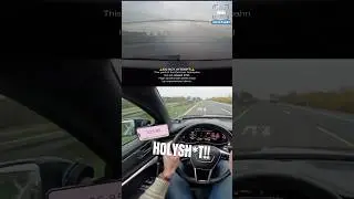 ⁠@audi RS6 900HP blows engine at 330KMH!