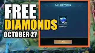 FREE 500 Diamonds No Click Bait||Mobile Legends Bang Bang