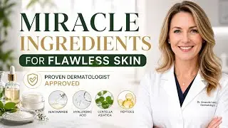 Miracle Ingredients for Flawless Skin-Proven Dermatologist Approved!#skincare #retinol #adaptogens