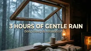 Gentle Rain by the Window | Cozy Bamboo Forest Ambience