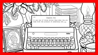 Color by Number Chapter one from my new Book Hey Color #RelaxMindGames #coloringbook