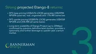 Highlights from Bannerman Energy's Etango 8 DFS | Uranium | BMN | BNNLF
