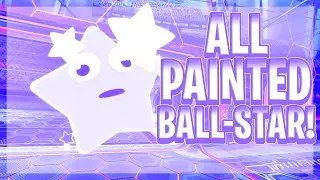 ALL PAINTED BALL-STAR EXOTIC GOAL EXPLOSION! (Rocket League Season 4)