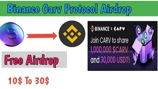 Binance Carv Protocol Airdrop | Binance Carv Protocol.io Carv Protocol Protocol Binance Web 3
