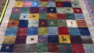 Beautiful Persian Gabbeh Rug in Living Color!