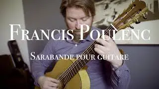 Jérôme Ducharme plays Sarabande by Francis Poulenc on Douglass Scott Cedar/Maple Guitar