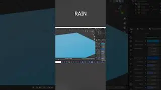 Rain in blender Timelapse tutorial 
