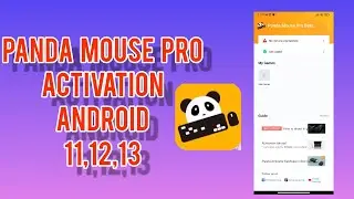 Panda mouse pro activation in android 12 😱😱