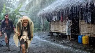 Heavy Rainfall Day In Mountain Village | Village Life In Nepal During The Rainy Season |
