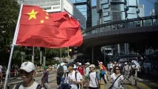 Pro-government protesters hold huge Hong Kong rally