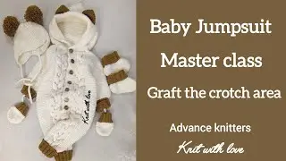 Baby romper/ jumpsuit | Crotch area seam | اردو زبان میں 