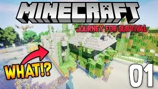 MISTERI RUMAH TERLANTAR !? 😯 - Minecraft Journey For Survival (1)