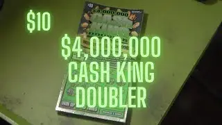 $4,000,000 Cash King Doubler $10 Scratch Off Ticket 05/30/2025