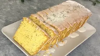 How to make Easy and fluffy lemon pound cake with poppy seed