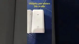 Ubiquity poe adapter 24v and 48v