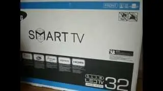 Распаковка 3D телевизора SAMSUNG SMART TV 6307
