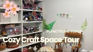 Cozy Craft Room Tour | My Slow Making Space Filled with Stories & Yarn