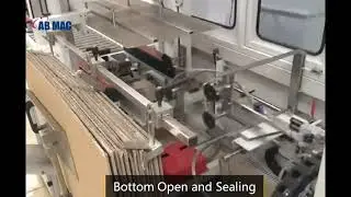 CARTON BOX OPEN AND SEALING MACHINE LOGISTIC LINE