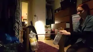 Tissla playing best toy ever