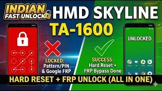 How to Hard Reset HMD Skyline TA-1600 | Pin, Pattern, Password Remove