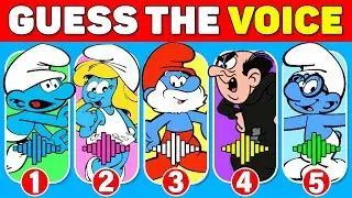 THE SMURFS! Guess the Characters by Their Voice - Quiz for Fans!