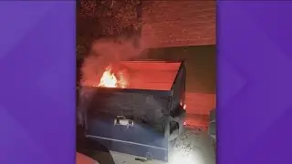 Eagle Police searching for dumpster fire suspects