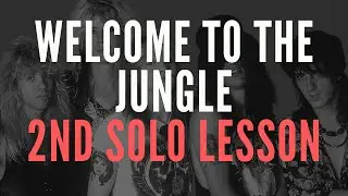 Welcome to The Jungle 2nd Solo Lesson