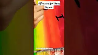 rainbow painting 🌈 + Money Affirmations - Day 6 | Collab with @LindaMakkimane