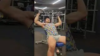 The first workout after thanksgiving #workout #fitness #gay #lgbt #thanksgiving #gym