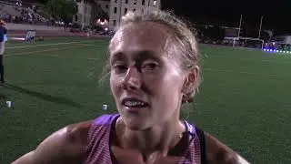 Taylor Roe of PUMA Elite Running 2nd Place Women's 5000 at Sound Running Sunset Tour