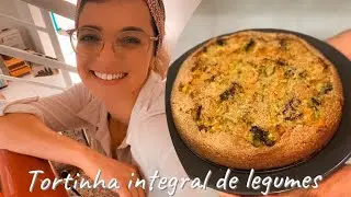 Torta integral de legumes e aveia 😋😋